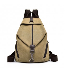Korean style solid color backpack